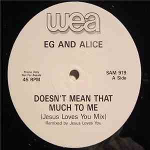 Eg And Alice - Doesn't Mean That Much To Me download mp3 flac