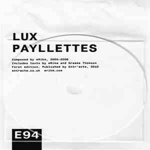 eRikm - Lux Payllettes download mp3 flac