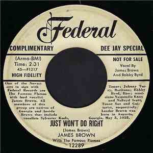 James Brown With The Famous Flames - Just Won't Do Right / Let's Make It download free