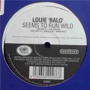 Louie "Balo" Guzman - Seems To Run Wild download mp3 flac