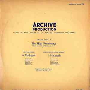 Luca Marenzio / Carlo Gesualdo Da Venosa - 6 Madrigals / 6 Madrigals download mp3 flac