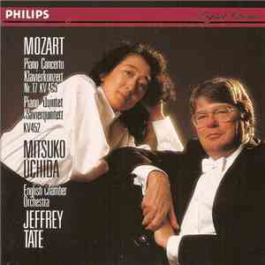 Mozart, Mitsuko Uchida, Jeffrey Tate, English Chamber Orchestra - Mozart Piano Concerto Klavierkonzert Nr. 17 KV 453 & Puiano Quintet Klavierquintett KV452 download mp3 flac