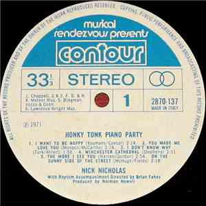 Nick Nicholas - Honky Tonk Piano Party download free