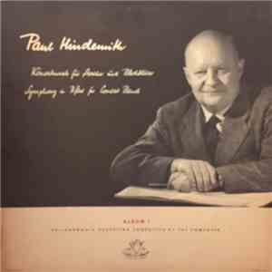 Paul Hindemith, Philharmonia Orchestra - Konzertmusik für Streichorchester und Blechbläser / Symphony In B Flat For Concert Band download mp3 flac