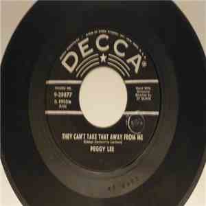 Peggy Lee - They Can't Take That Away From Me download mp3 flac