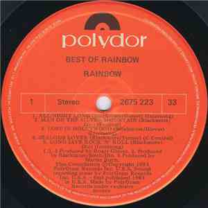 Rainbow - The Best Of Rainbow download free Rainbow - The Best Of Rainbow download mp3 flac