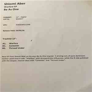 Shlomi Aber - Warfare EP download free