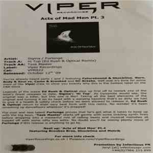 Sigma  / Furlonge - Acts Of Mad Men Part 3 download mp3 flac