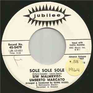 Siw Malmkvist - Umberto Marcato - Sole Sole Sole / Sabato Sera download free
