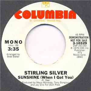 Stirling Silver  - Sunshine (When I Got You) download mp3 flac