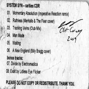 System Syn - Rarities CDR download mp3 flac