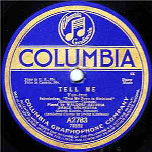 Waldorf-Astoria Dance Orchestra / The Synco Jazz Band - Tell Me / Breeze (Blow My Baby Back To Me) download mp3 flac